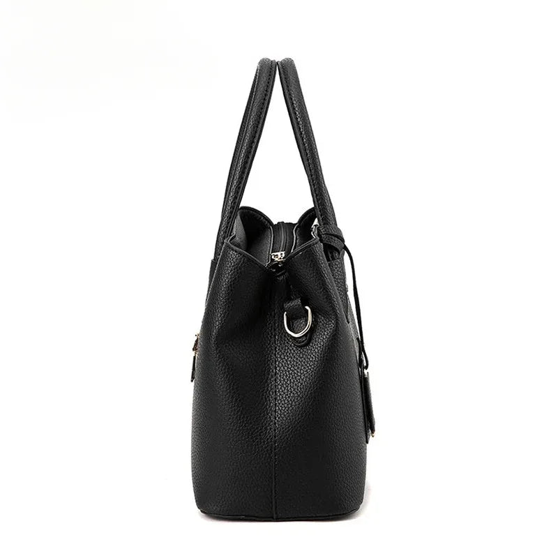 New luxury women's leather bag, well-known designer brand handbag, women's handbag wallet, fashionable shoulder bag