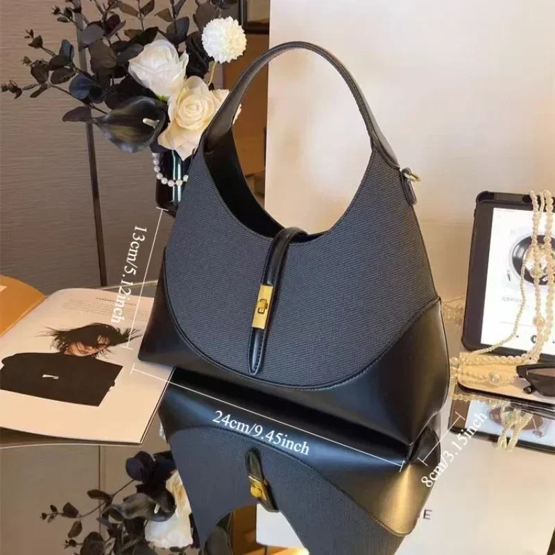 Fashion Women Handbag New Large Capacity Patchwork Crossbody Bag Multifunctional Commuting Shoulder Bag Designer Bag Dinner Bag