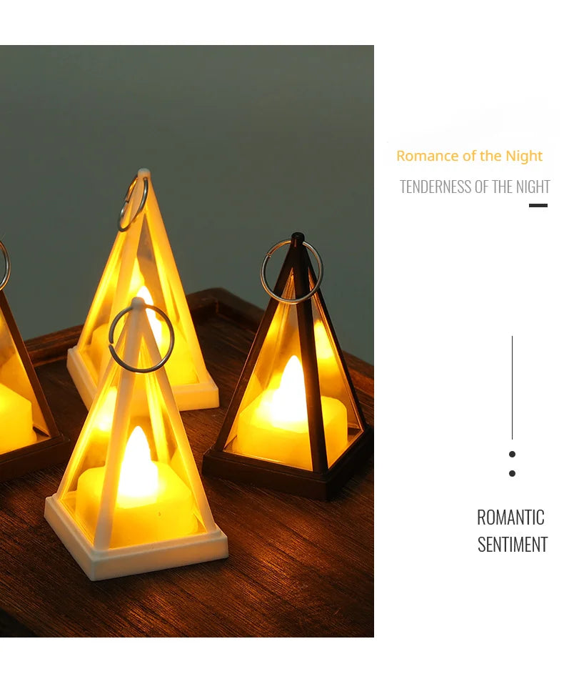 LED Electronic Candle Light Lighting Props Flickering Candles Night Light Birthday Wedding Candle Halloween Christmas Decoration