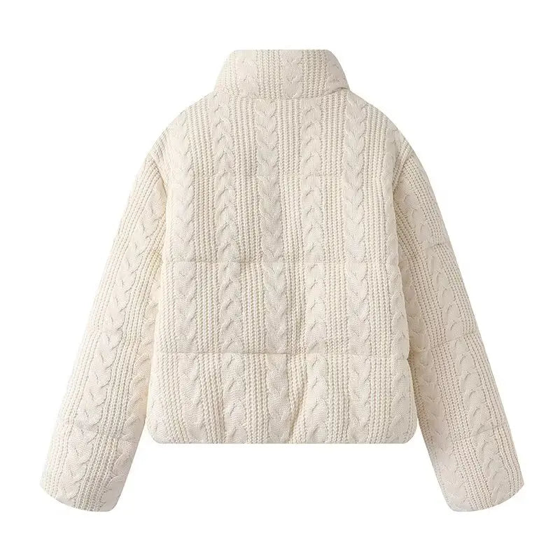Jackets Women's Parkas Winter Coat Thick Warm Outwear Long Sleeve inszart Elegant Fashion With Zipper 2025 Casual Woman Jackets