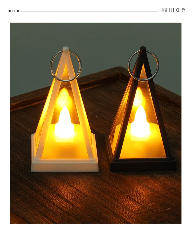 LED Electronic Candle Light Lighting Props Flickering Candles Night Light Birthday Wedding Candle Halloween Christmas Decoration