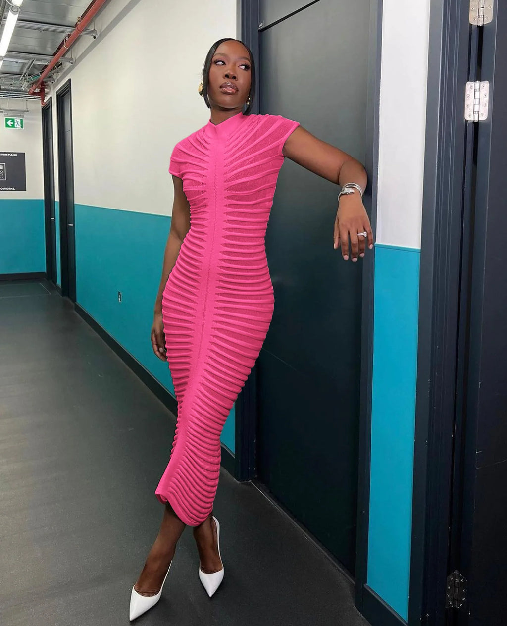 Sexy Bodycon Long Dress Women Summer Slim Fashion Short Sleeve Bandage Maxi Party Dresses Woman Skirt Elegant Vestidos