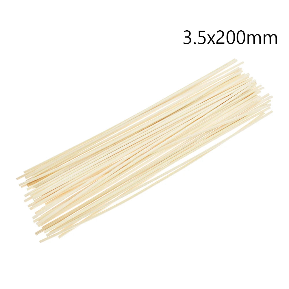 20-100pcs Natural Reed Diffuser Sticks, Rattan Fireless Fragrance for DIY Home Decor, Aromatherapy & Ornament Crafting