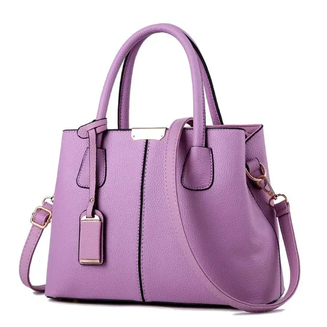New luxury women's leather bag, well-known designer brand handbag, women's handbag wallet, fashionable shoulder bag