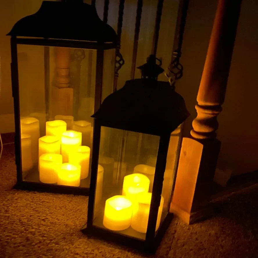Flameless Flickering LED Candles Light Flameless Candles Battery Powered Candles for Wedding Decor Birthday Party Supplies