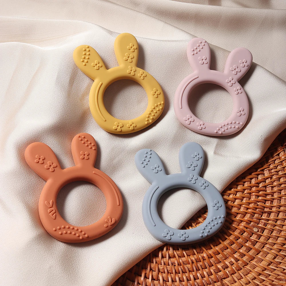 New Baby Teether Shape Silicone Teether Teething