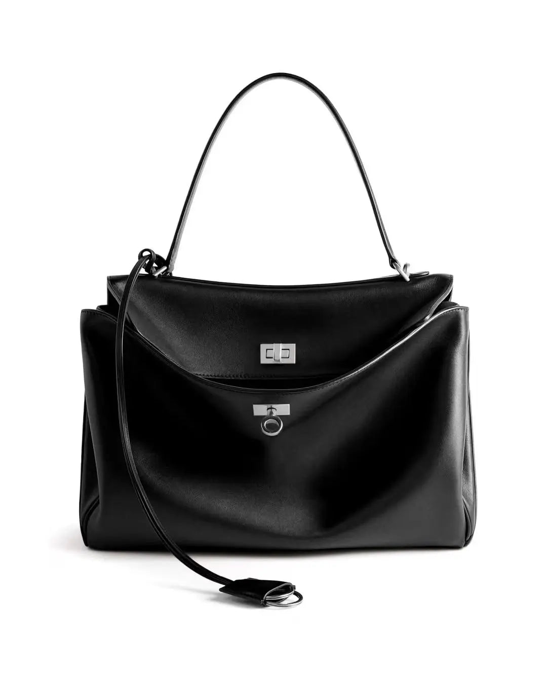 Tote bag Fashion high-end leather large capacity hand-held shoulder bag Underarm bag