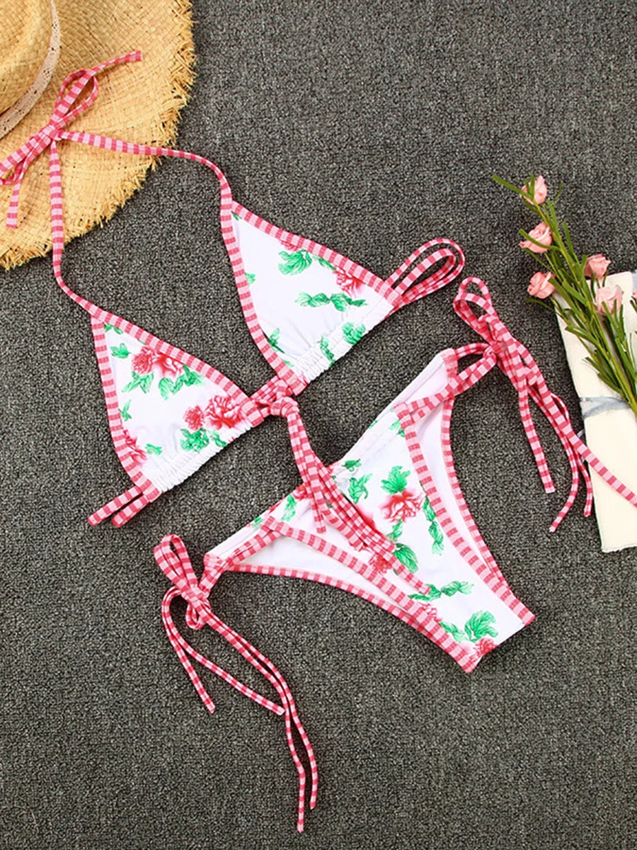 Micro Bikinis Sexy Swimsuit Women Bikini Set Triangle Swimwear String Beachwear Thong Two Piece Suits Brazilian Biquini
