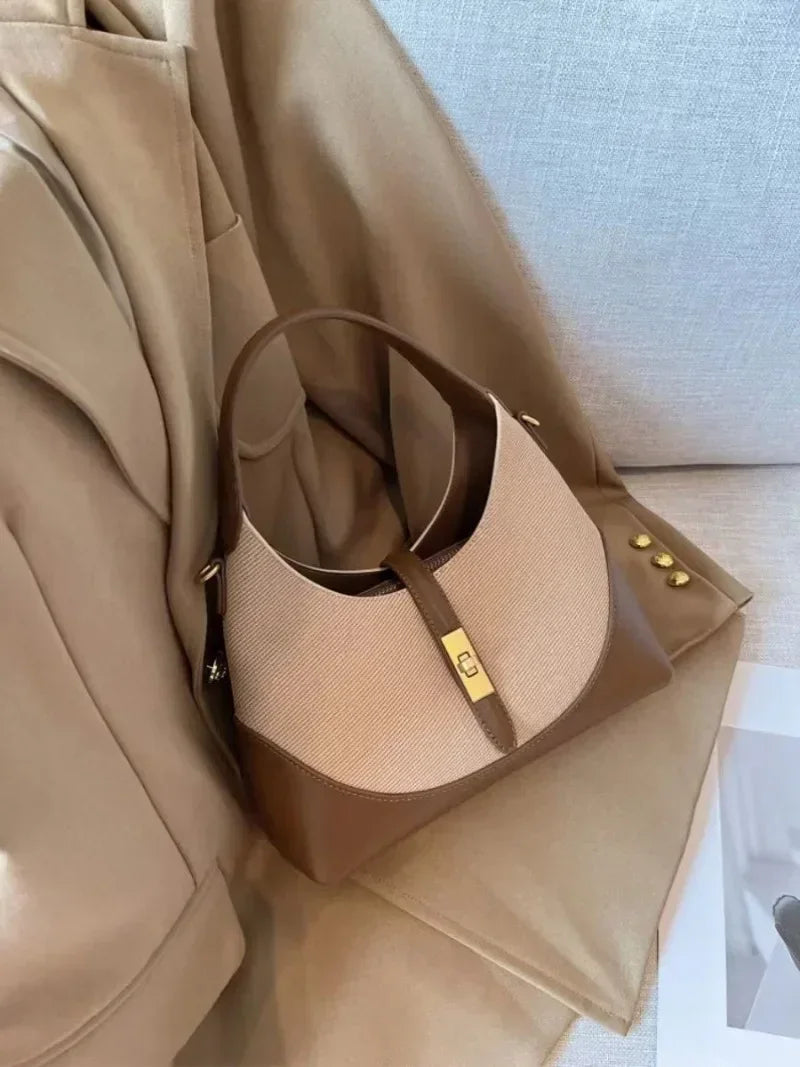 Fashion Women Handbag New Large Capacity Patchwork Crossbody Bag Multifunctional Commuting Shoulder Bag Designer Bag Dinner Bag