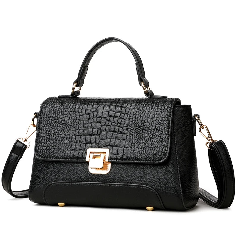 Brand Luxury Large Capacity Multilayer Shoulder Messenger Bag Women High Quality Leather Handbag Design Female Crossbody Tote