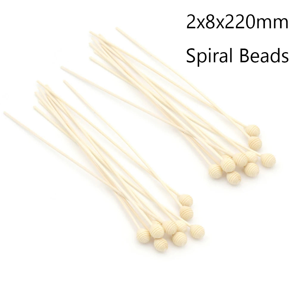 20-100pcs Natural Reed Diffuser Sticks, Rattan Fireless Fragrance for DIY Home Decor, Aromatherapy & Ornament Crafting