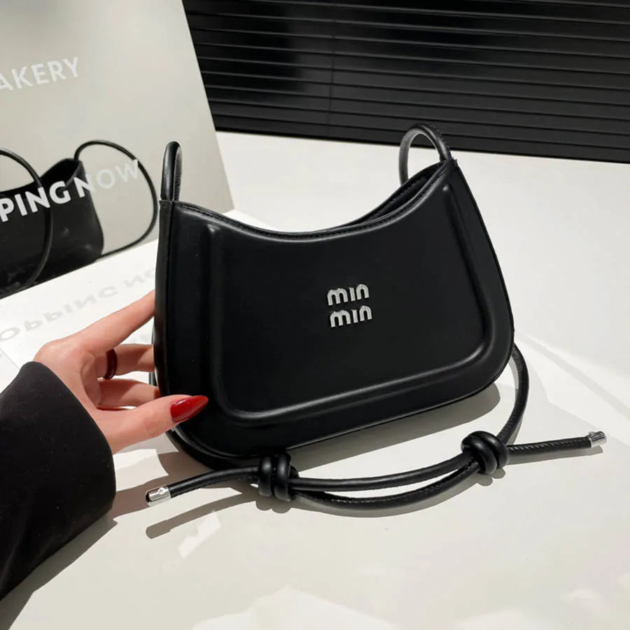 2025 Summer Trendy Shoulder Bag for Women, Elegant Crescent Crossbody Purse, Office Commuter Bag, Luxury Texture