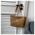 Women Luxury Design Tote Bag  Large Capacity Handbag Fashion Printing Shoulder Bag Trendy New Shopping Bag Purse