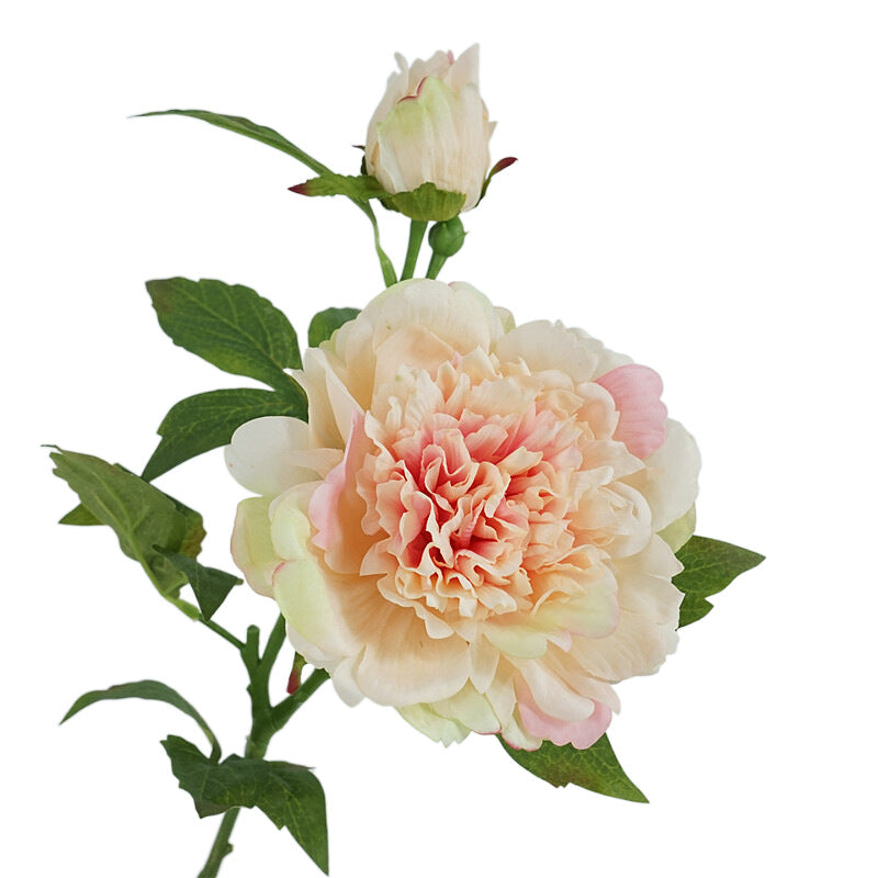 2 Heads Artificial Flowers Moisturizing Peony Real Touch Fake Flowers Luxury Home Decor Party Wedding Flower Arrangement Peonies