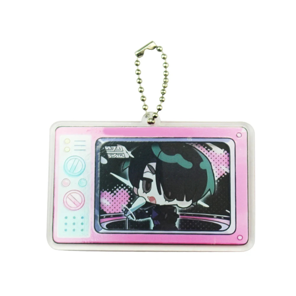 Alien Stage Ivan & Till Cartoon Keychain Acrylic Chain for Woman Men Fashion Anime Figure Acrylic Keyring Pendant Gift
