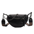 Fashion Saddle Waist Bag Fanny pack Luxury Leather Female Belt Bags Chain Handbag Purse Woman Retro Shoulder Crossbody Chest Bag