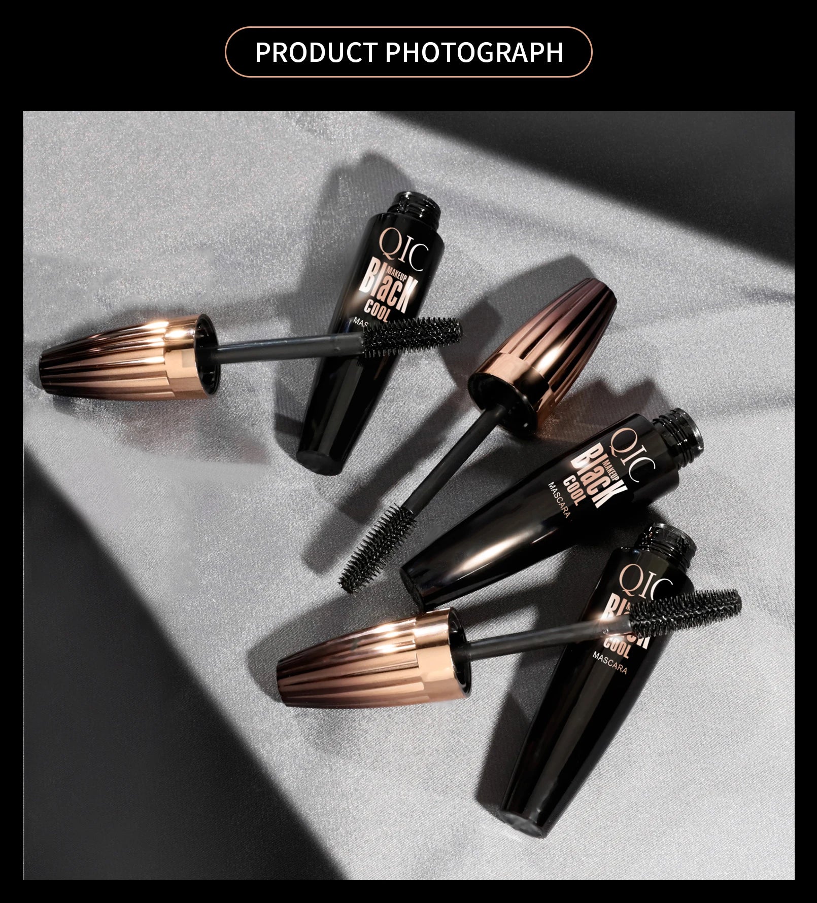 4d Waterproof Lash Mascara Encrypted Long-lasting Thick Curling Smudge-proof Large Eye Makeup Tools Durable Beauty Cosmetics