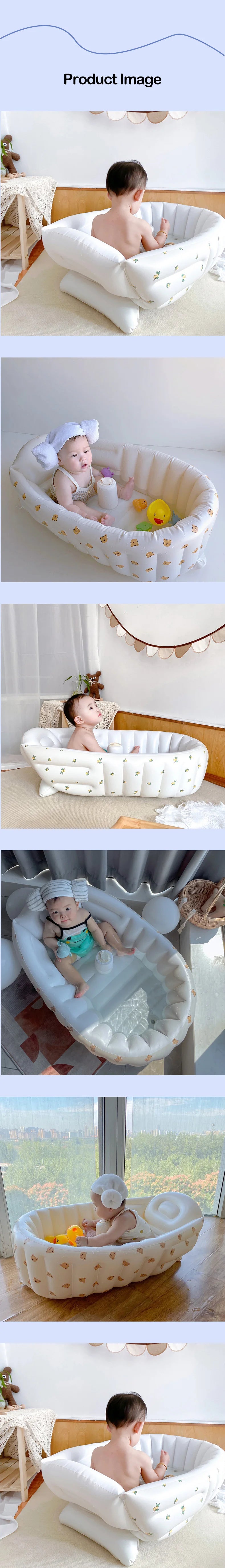 Baby Swimming Bathtub Children's Portable Outdoor Inflatable Pool Children's Bathtub Newborn Swimming Pool