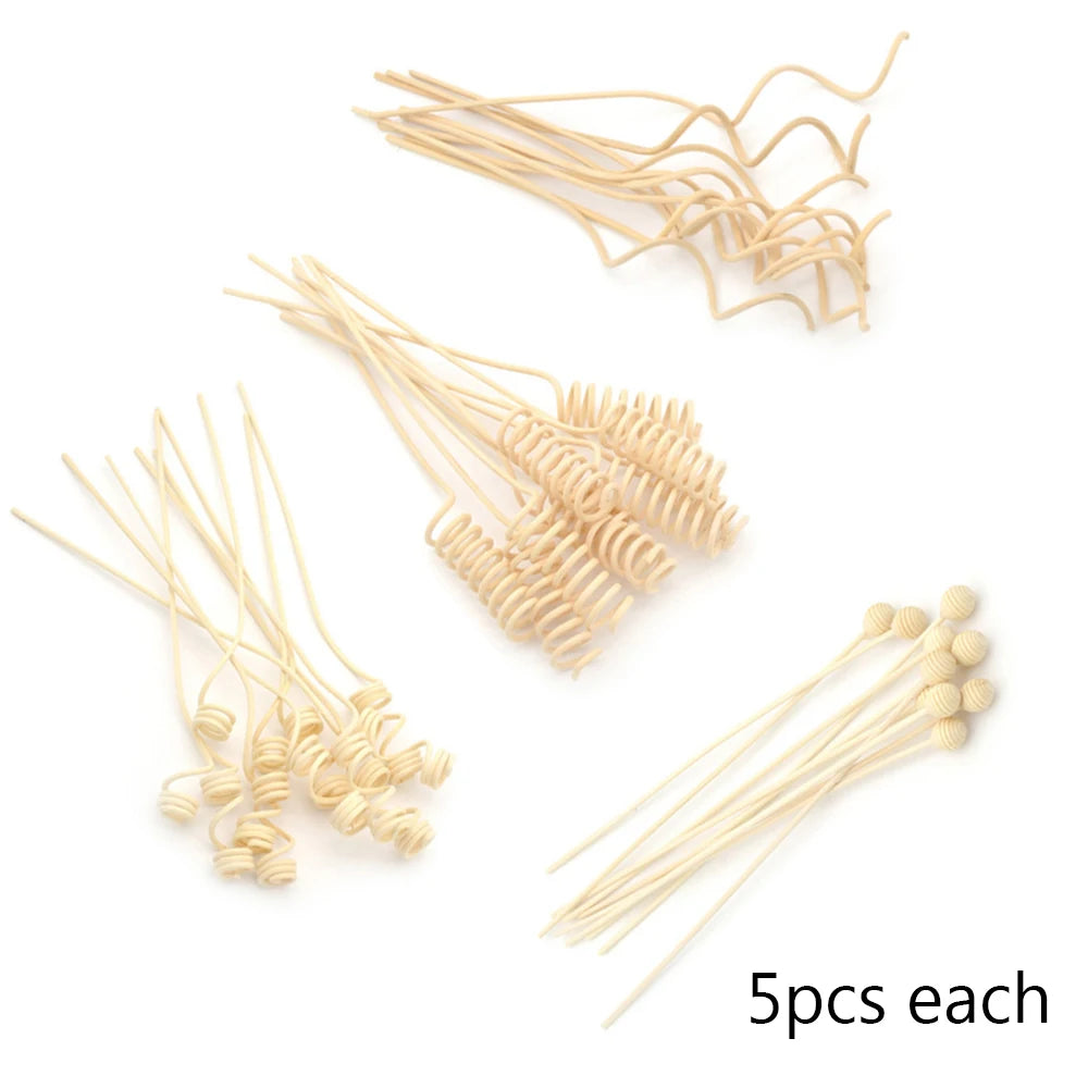 20-100pcs Natural Reed Diffuser Sticks, Rattan Fireless Fragrance for DIY Home Decor, Aromatherapy & Ornament Crafting