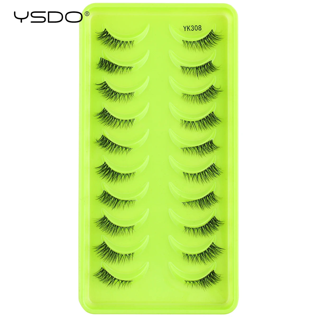 YSDO Natural False Eyelashes 3/6/10 Pairs Wispy Faux 3D Mink Lashes Reusable Fluffy Cat Fake Lashes Extension Makeup Tool Cílios