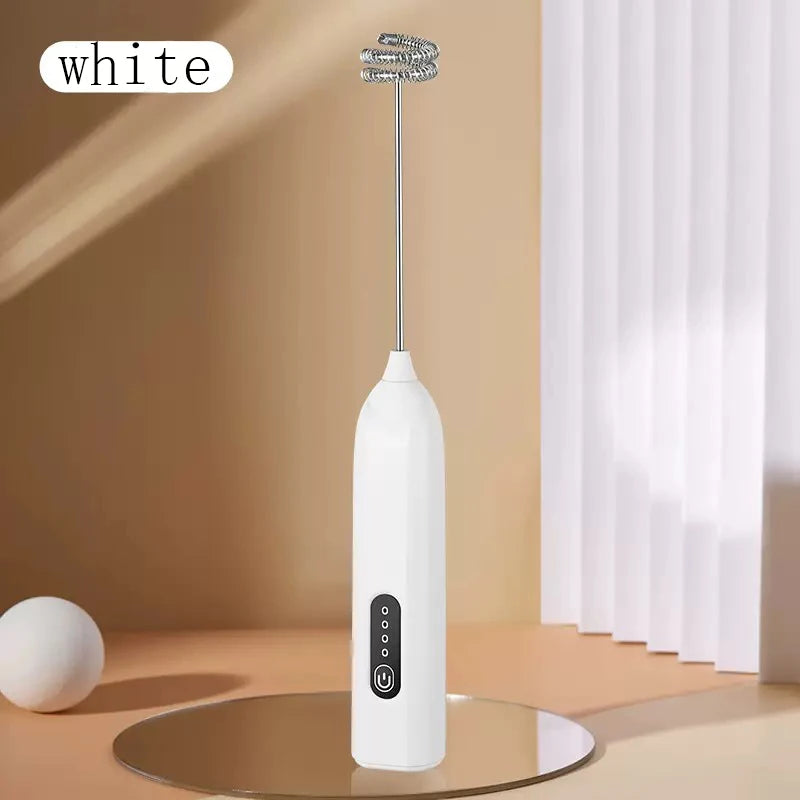 Electric Milk Frother Handheld Egg Beater Foamer Coffee Maker Electric Blender Mixer Mini Portable Blender Kitchen Tool