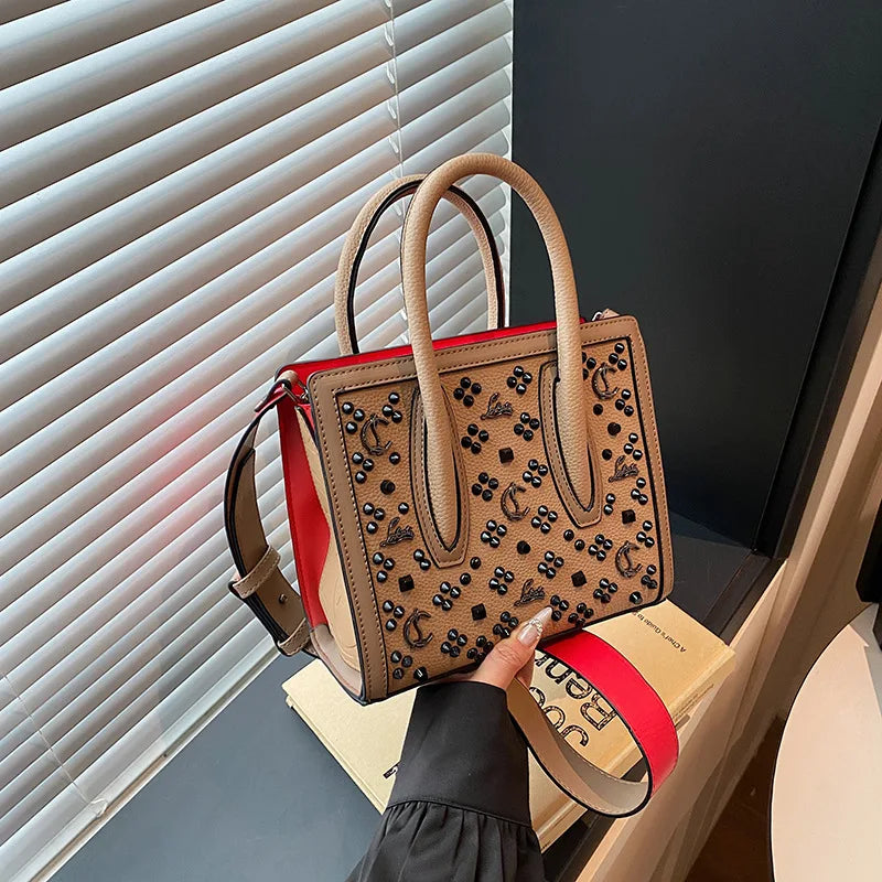 Vintage Hollow Out Tote Bag, Large Capacity Shopping Bag, Women's Versatile Shoulder & Crossbody Bag, Fashionable Retro Design