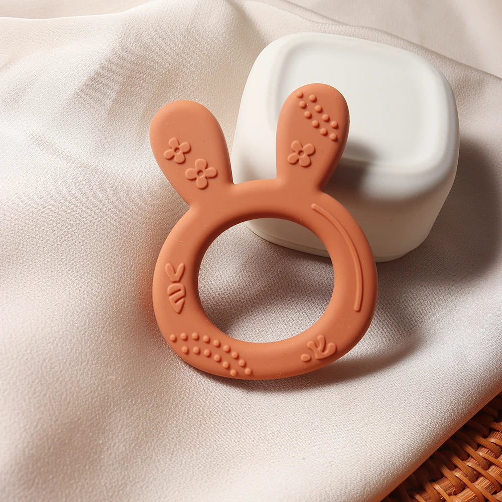 New Baby Teether Shape Silicone Teether Teething