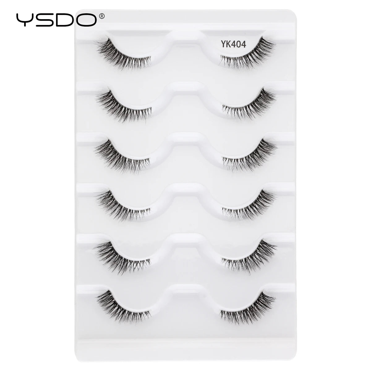 YSDO Natural False Eyelashes 3/6/10 Pairs Wispy Faux 3D Mink Lashes Reusable Fluffy Cat Fake Lashes Extension Makeup Tool Cílios