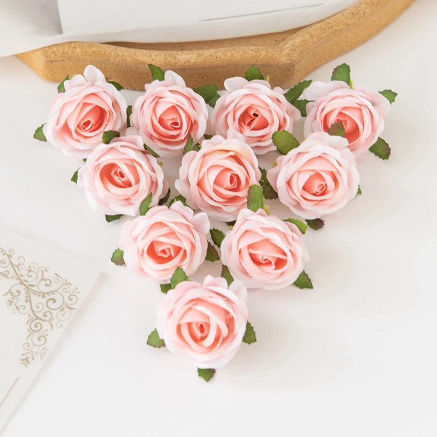 10PCS Of Artificial Plants DIY Home Decor Valentine' Decoration Wedding Party Garden Rose Arch Silk Bridal Accessorise Clearance