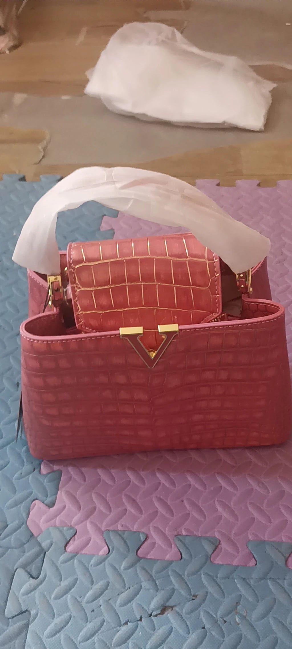 Luxury Designer Brand bolsa feminina  High-quality сумка Leather Crocodile Print Shoulder Handbags for Women 가방 Hot Sell