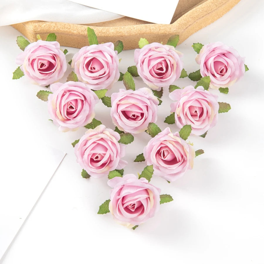 10PCS Of Artificial Plants DIY Home Decor Valentine' Decoration Wedding Party Garden Rose Arch Silk Bridal Accessorise Clearance