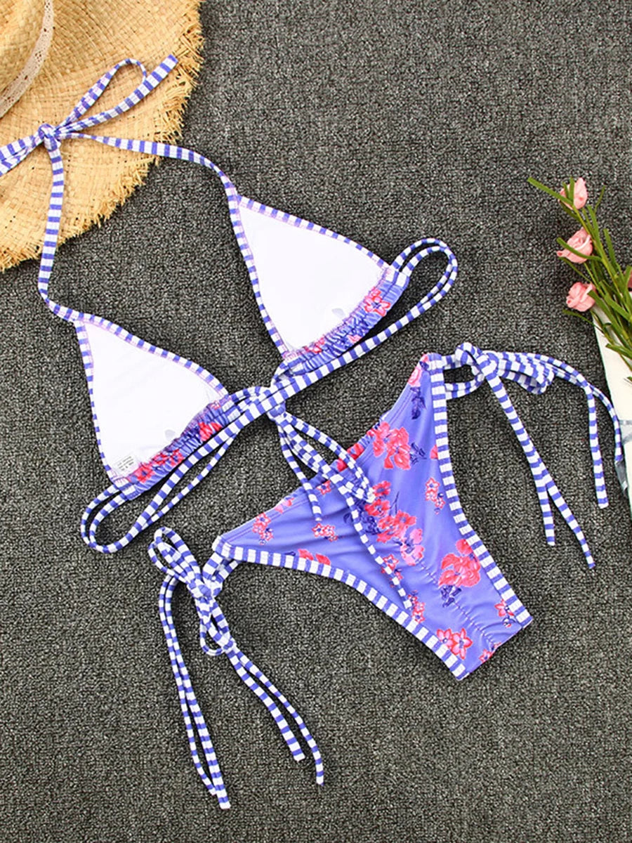 Micro Bikinis Sexy Swimsuit Women Bikini Set Triangle Swimwear String Beachwear Thong Two Piece Suits Brazilian Biquini