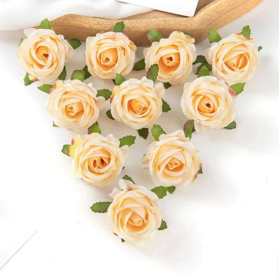 10PCS Of Artificial Plants DIY Home Decor Valentine' Decoration Wedding Party Garden Rose Arch Silk Bridal Accessorise Clearance