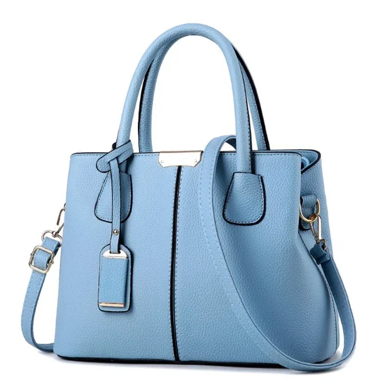 New luxury women's leather bag, well-known designer brand handbag, women's handbag wallet, fashionable shoulder bag