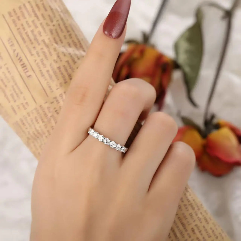 925 Sterling Silver Round Zircon Shiny Gorgeous Rings for Women Engagement Wedding High Quality Fine Jewelry