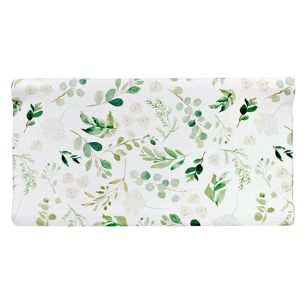Newborn Change Table Covers Baby Diaper Changing Pad Cover Printing Design Breathable Soft Reusable Diaper Changing Mat Cover