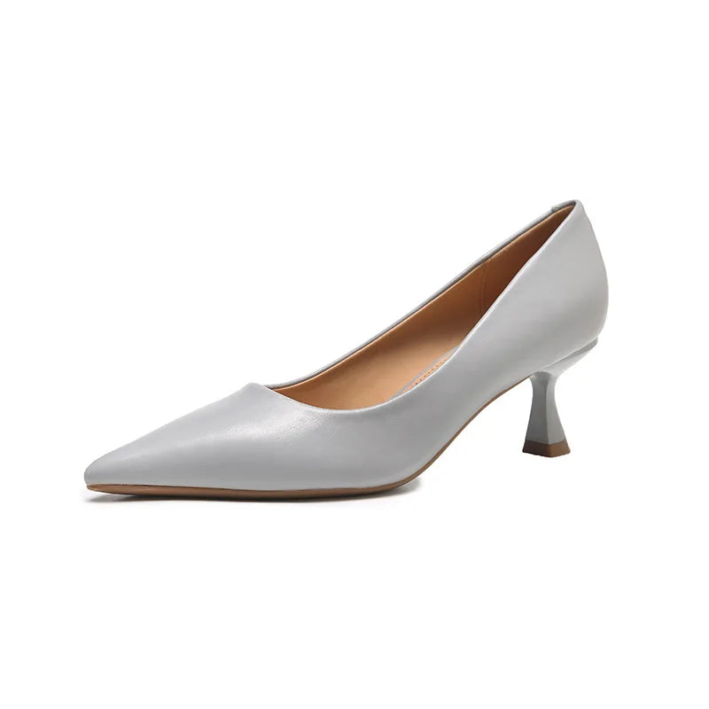 Patent Leather Fashion High Heels New Pointed Toe Pumps Elegant Woman Heeled Shoes Shallow Mouth Candy Colored Sexy Single Shoe