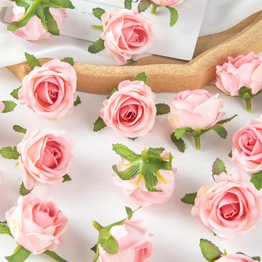 10PCS Of Artificial Plants DIY Home Decor Valentine' Decoration Wedding Party Garden Rose Arch Silk Bridal Accessorise Clearance