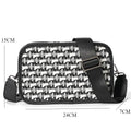 Fashion Men's Crossbody Bag Brand Designer Jacquard Canvas Crossbody Shoulder Bags For Men Small Square Shoulder Messenger Bag