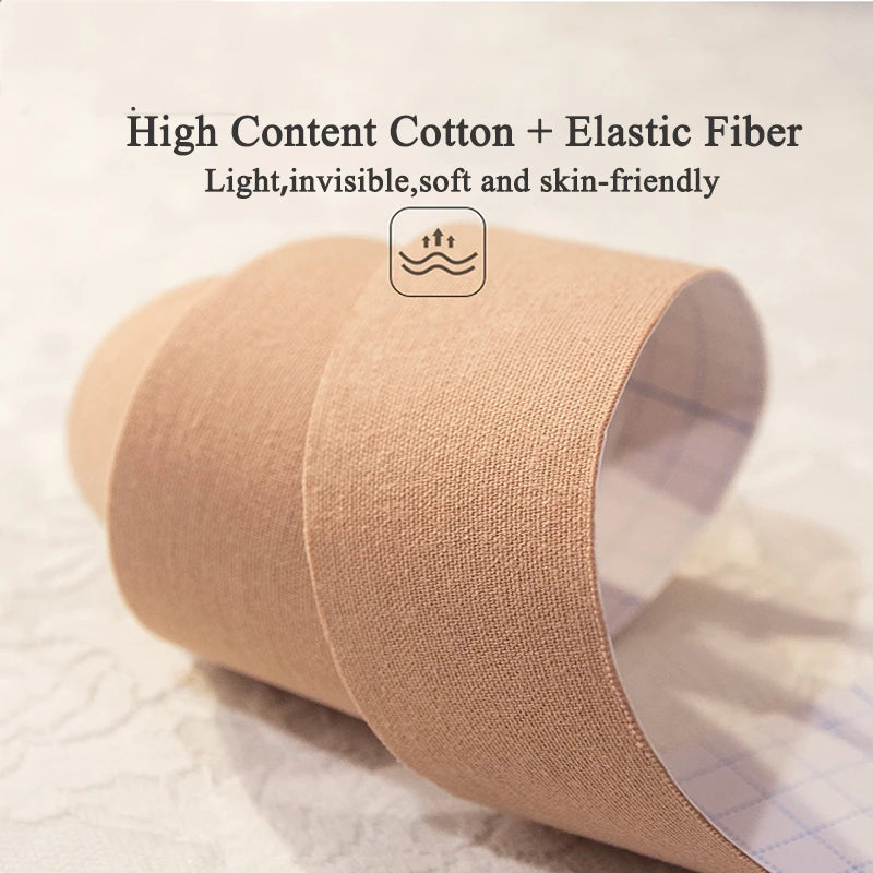 Boobtape for Breast Lift with Petals Sticky Adhesive Bra Tape Push Up Boobytape for Large Breasts Invisible Nipple Covers