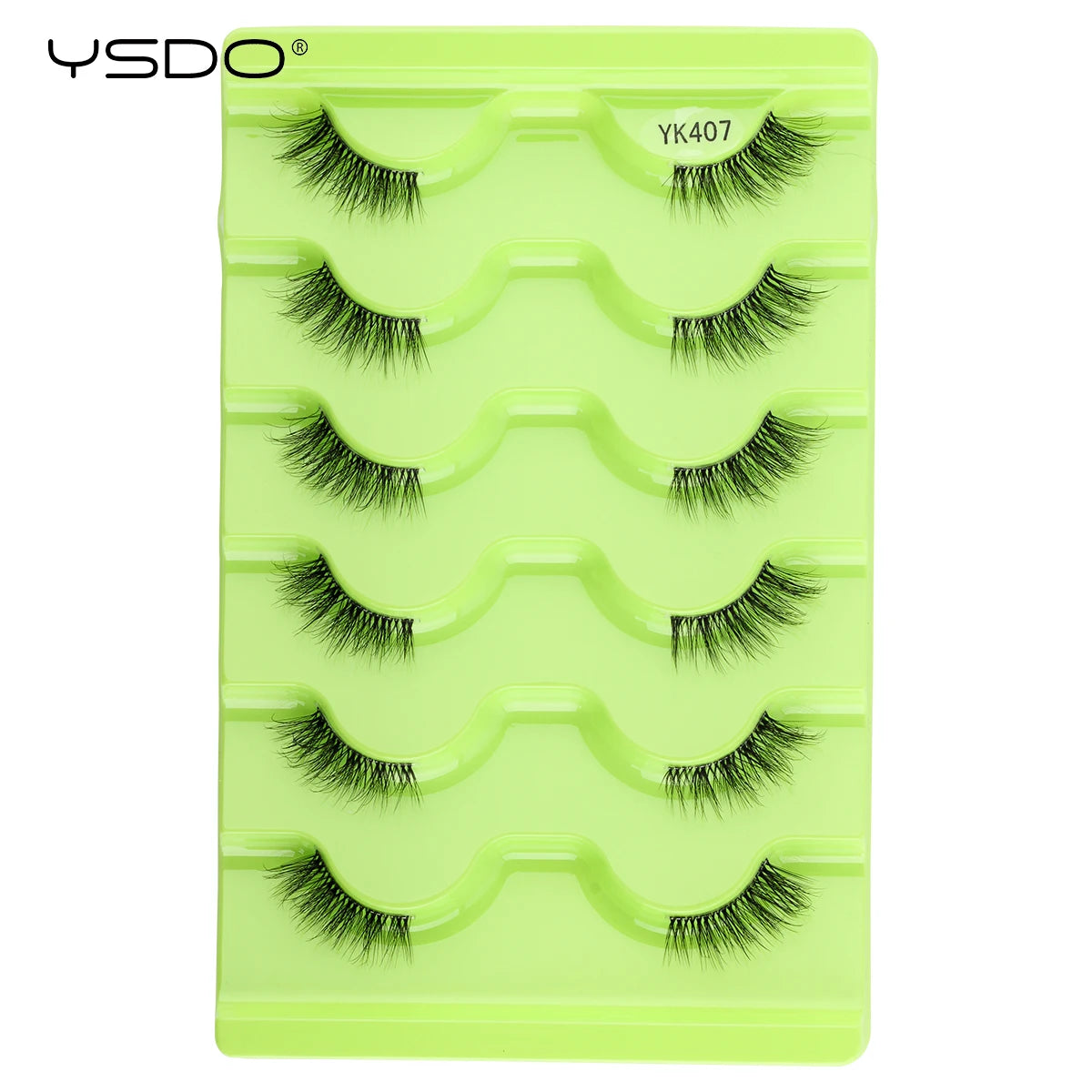 YSDO Natural False Eyelashes 3/6/10 Pairs Wispy Faux 3D Mink Lashes Reusable Fluffy Cat Fake Lashes Extension Makeup Tool Cílios