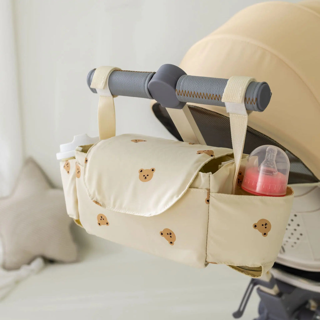 Baby Stroller Bag Pram Organizer Baby Accessories Cup Holder Newborn Trolley Portable Travel Car Bags for Carriages Universal