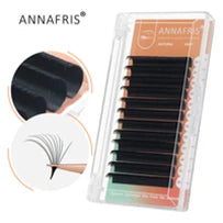 GLAMLASH Y YY W Shape Mesh Fake Natural Eyelash Extension C/D/L/LU Makeup Lashes Hand-woven Y False Premade Volume Lash