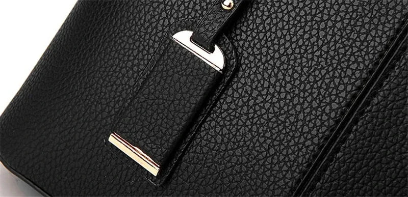 New luxury women's leather bag, well-known designer brand handbag, women's handbag wallet, fashionable shoulder bag