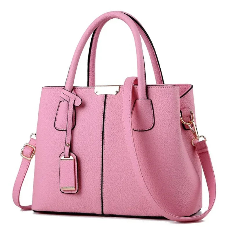 New luxury women's leather bag, well-known designer brand handbag, women's handbag wallet, fashionable shoulder bag