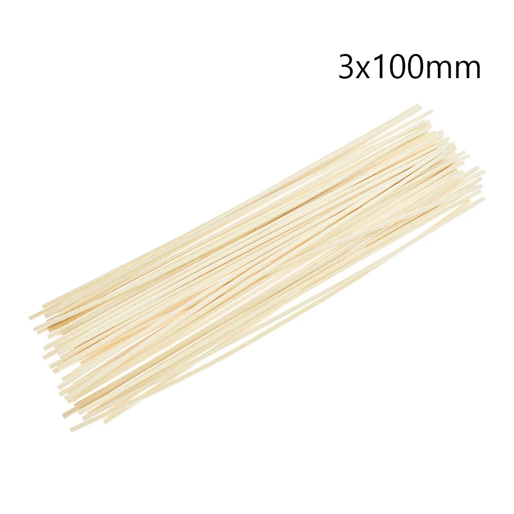 20-100pcs Natural Reed Diffuser Sticks, Rattan Fireless Fragrance for DIY Home Decor, Aromatherapy & Ornament Crafting