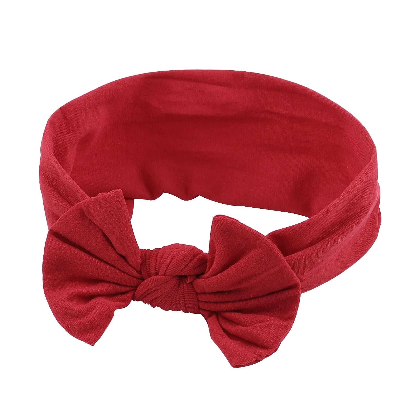 48 colors Baby Bowknot Hairband Broadside Headband Kids Girls Boutique Elastic Protect Turban Headwear Baby Hair Accessories