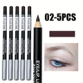 3/5pcs Eye Makeup Pen Black Brown Eyeliner Eyebrow Pencil Waterproof Long Lasting Cosmetic Beauty Tool
