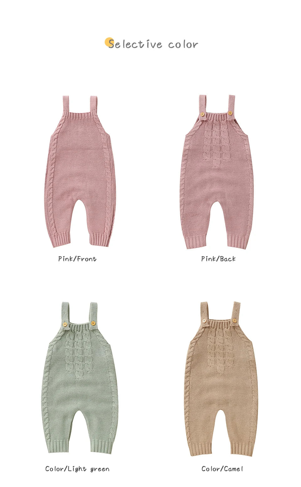 Baby Girls Rompers Knitted Casual Sleeveless Newborn Infant Boys Solid Jumpsuits Playsuits 0-18m Toddler Unisex Outfits Clothes