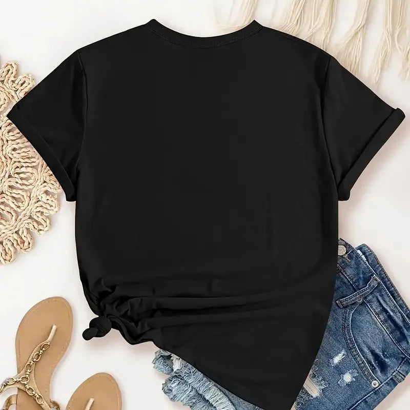 Women Tops O-neck Sexy Black Tees Kiss Lip Funny Summer Female Soft T Shirt Lips Watercolor Graphic T Shirt